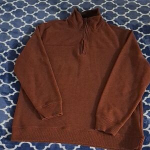 Arrow Men's Rust Zip-Up Sweatshirt